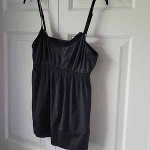 Black silk Cami
